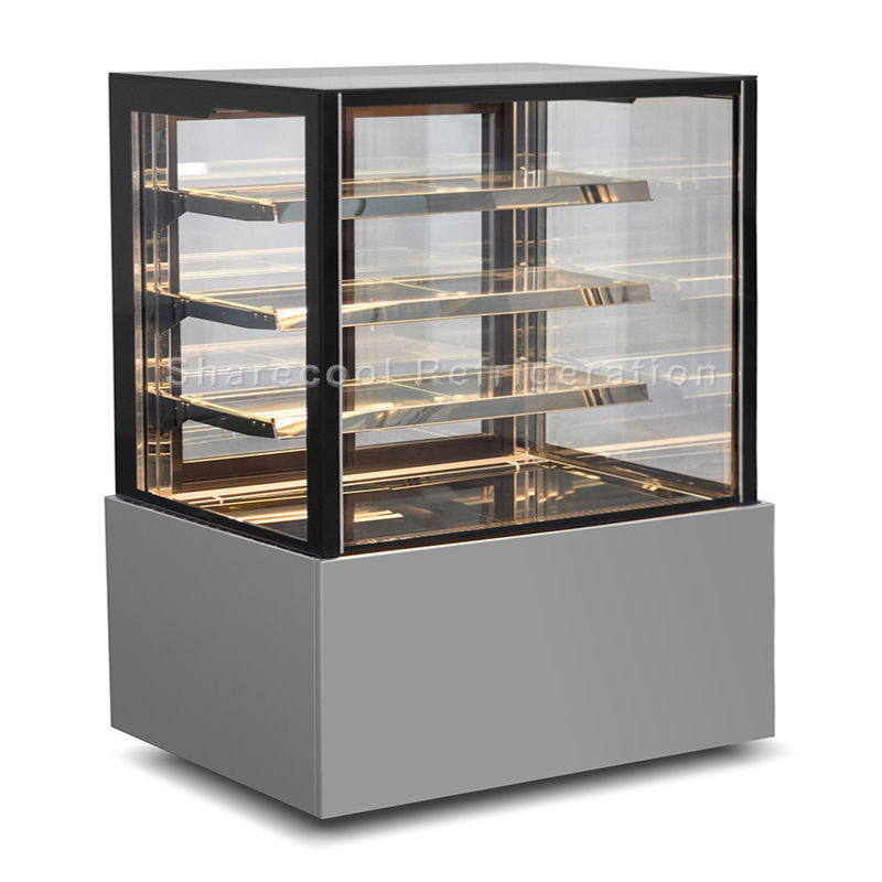 1.5m Refrigerated Cake Showcase Display Refrigerator for Bakery